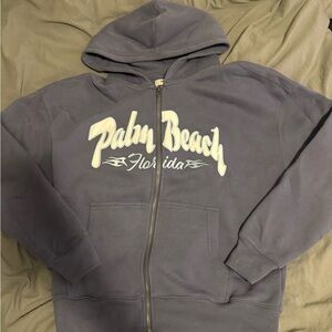 Hollister Boxy Fit Hoodie - light blue